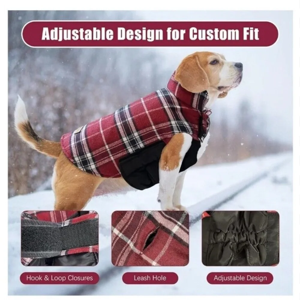 50% off w like NWT SPOTTED PLAY Dog Coat Sz Med